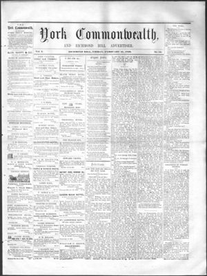 York Commonwealth, 11 February 1859