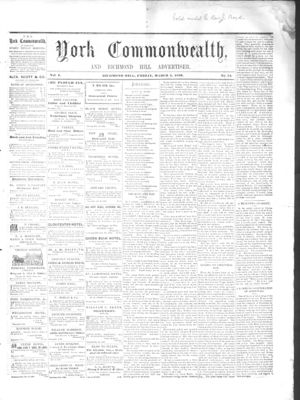 York Commonwealth, 4 March 1859