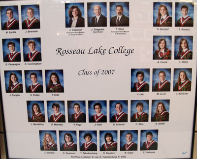 Rosseau Lake College Class of 2007