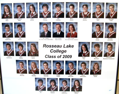 Rosseau Lake College Class of 2009