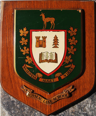 Rosseau Lake School Plaque