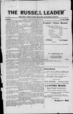 Russell Leader, 21 Jun 1933