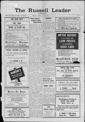 Russell Leader, 4 May 1939