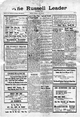 Russell Leader, 10 Jul 1941