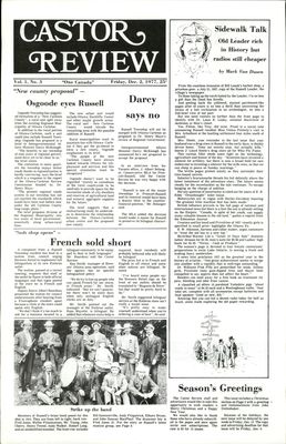 Castor Review (Russell, ON), 2 Dec 1977