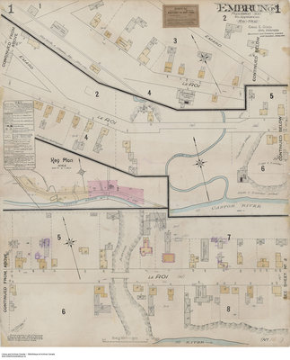 Insurance fire plan Embrun