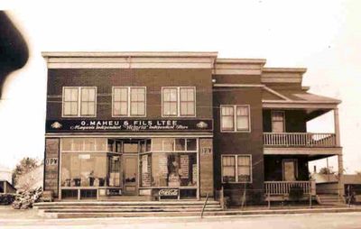 Une autre vue du magasin Maheu après le feu de 1932