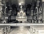 L’intérieur de l’église vers 1950