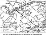 Le réseau de chemins de fer dans l'Est ontarien vers 1925