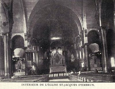 L’intérieur de l’église