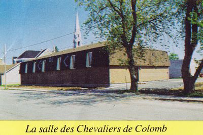 La salle des Chevaliers de Colomb