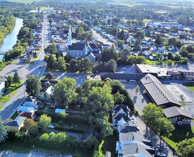 Vue aérienne en 2023