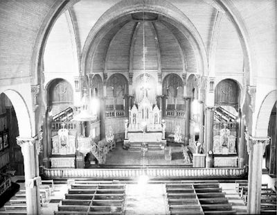 L’intérieur de l’église