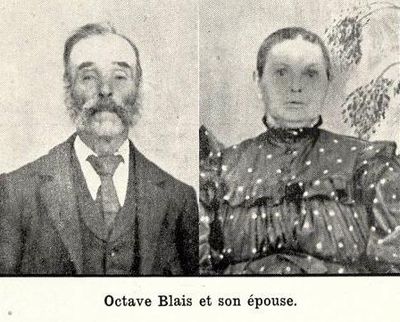 Octave Blais et son épouse