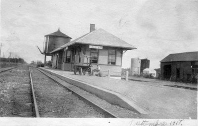 La gare du village de Russell