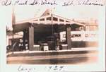 Gas station at the corner of St. Paul Street and St. Paul Street West.  August 1927.