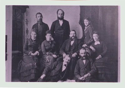 Grantham Methodist Sunday School Staff, c1880