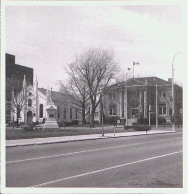 The corner of Church Street and James Street.