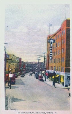 St. Paul Street at the corner of Carlisle Street.