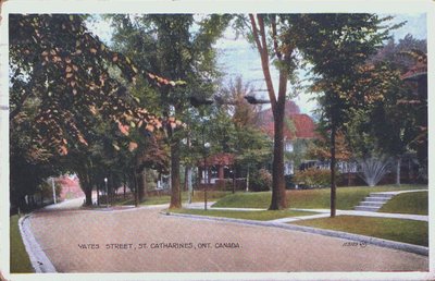 Corner of Yates Street and College Street.