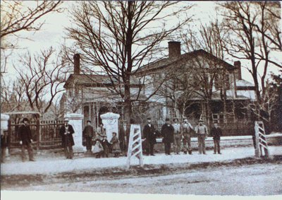 House on St. Paul Street at the Corner of Carlisle Street.