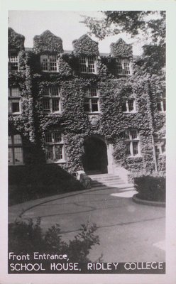 Ridley College, Front Entrance to the Senior Building