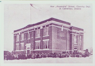 Alexandra School, Opening Day