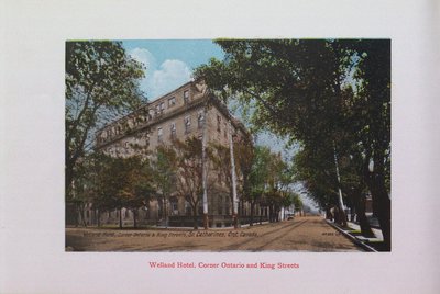 Souvenir of St. Catharines: Welland Hotel