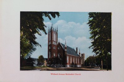 Souvenir of St. Catharines: Welland Avenue Methodist Church