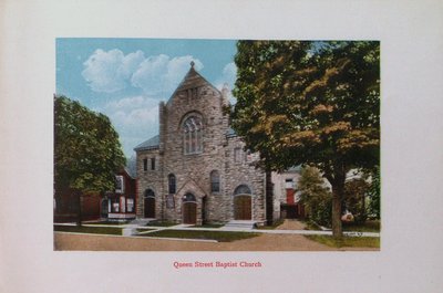 Souvenir of St. Catharines: Queen Street Baptist Church