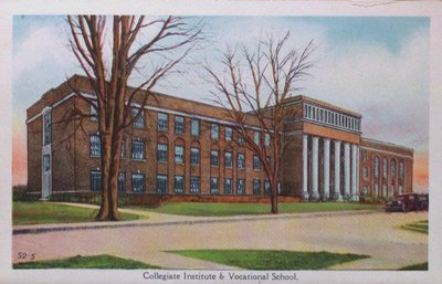 Souvenir view of St. Catharines & Port Dalhousie: Collegiate Institute and Vocational School