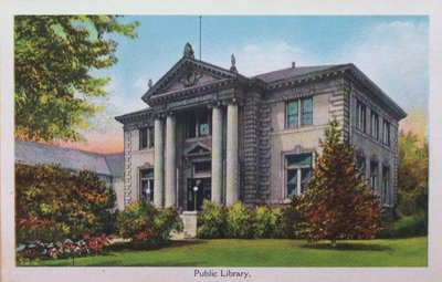Souvenir view of St. Catharines & Port Dalhousie: Public Library