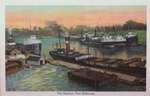 Souvenir view of St. Catharines & Port Dalhousie: The Harbour, Port Dalhousie