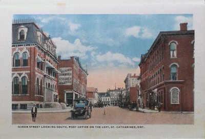 Souvenir Folder of St. Catharines: Queen Street Looking South