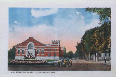 Souvenir Folder of St. Catharines: Lake Street & The Armoury