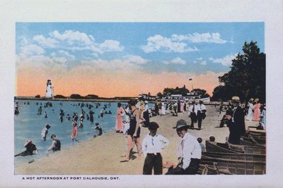 Souvenir Folder of St. Catharines: The Beach at Port Dalhousie