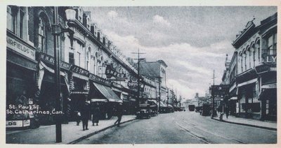 Souvenir of St. Catharines Postcards: St. Paul Street