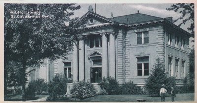 Souvenir of St. Catharines Postcards: The Public Library