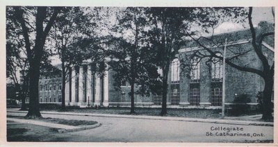 Souvenir of St. Catharines Postcards: Collegiate School