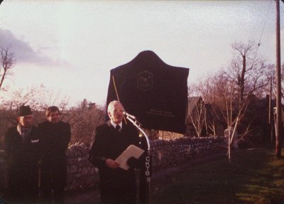 Unveiling of the Louis Shickluna Plaque