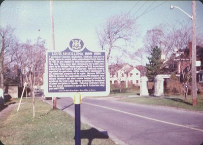 Unveiling of the Louis Shickluna Plaque