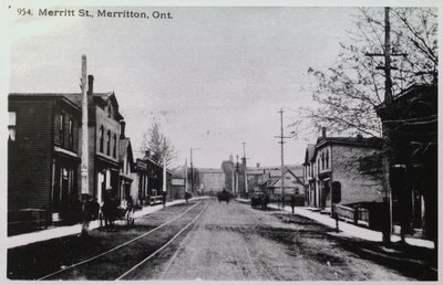 NS&T rail track on Merritt St.