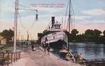 Arrival of a Steamer at Port Dalhousie