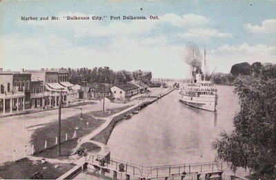 Steamer Dalhousie City in Port Dalhousie Harbour