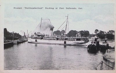 Steamer Northumberland Docking at Port Dalhousie