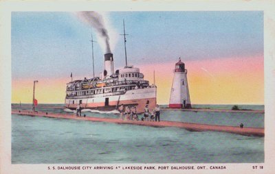 S.S. Dalhousie City Arriving at Lakeside Park