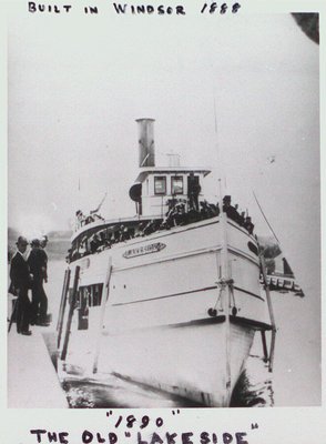 The Steamer &quot;Lakeside&quot;