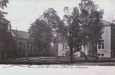 Knox Church and The Public (Carnegie) Library