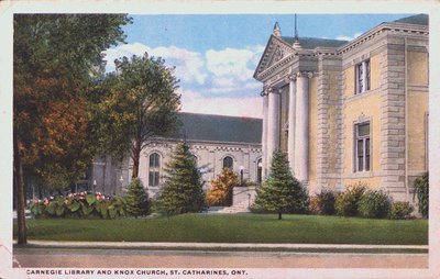 The Public (Carnegie) Library and Knox Church