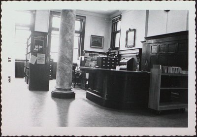 The Interior of the Public (Carnegie) Library